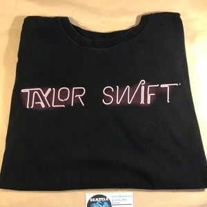 Taylor Swift 1989 World Tour Tee Shirt Black